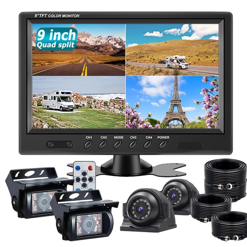 Quad split monitor screen - quad,